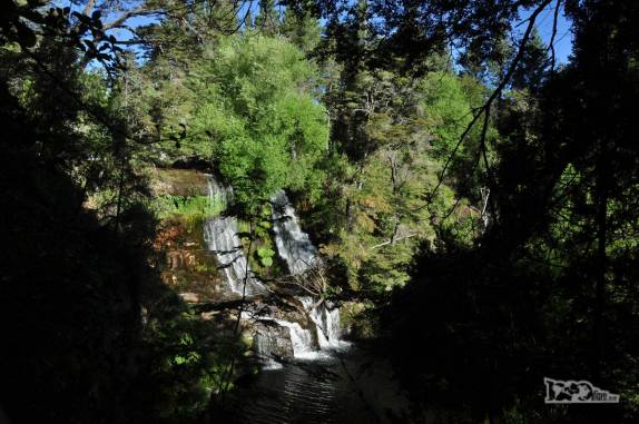 Chegando à Cascata Mallin Ahogado, região de El Bolsón, na Argentina